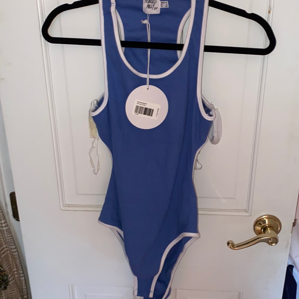 Princess Polly brand new bodysuit Berkeley blue